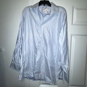 Joseph Abboud L/S Button down collared striped Men’s 100% Cotton Size 17 34/35